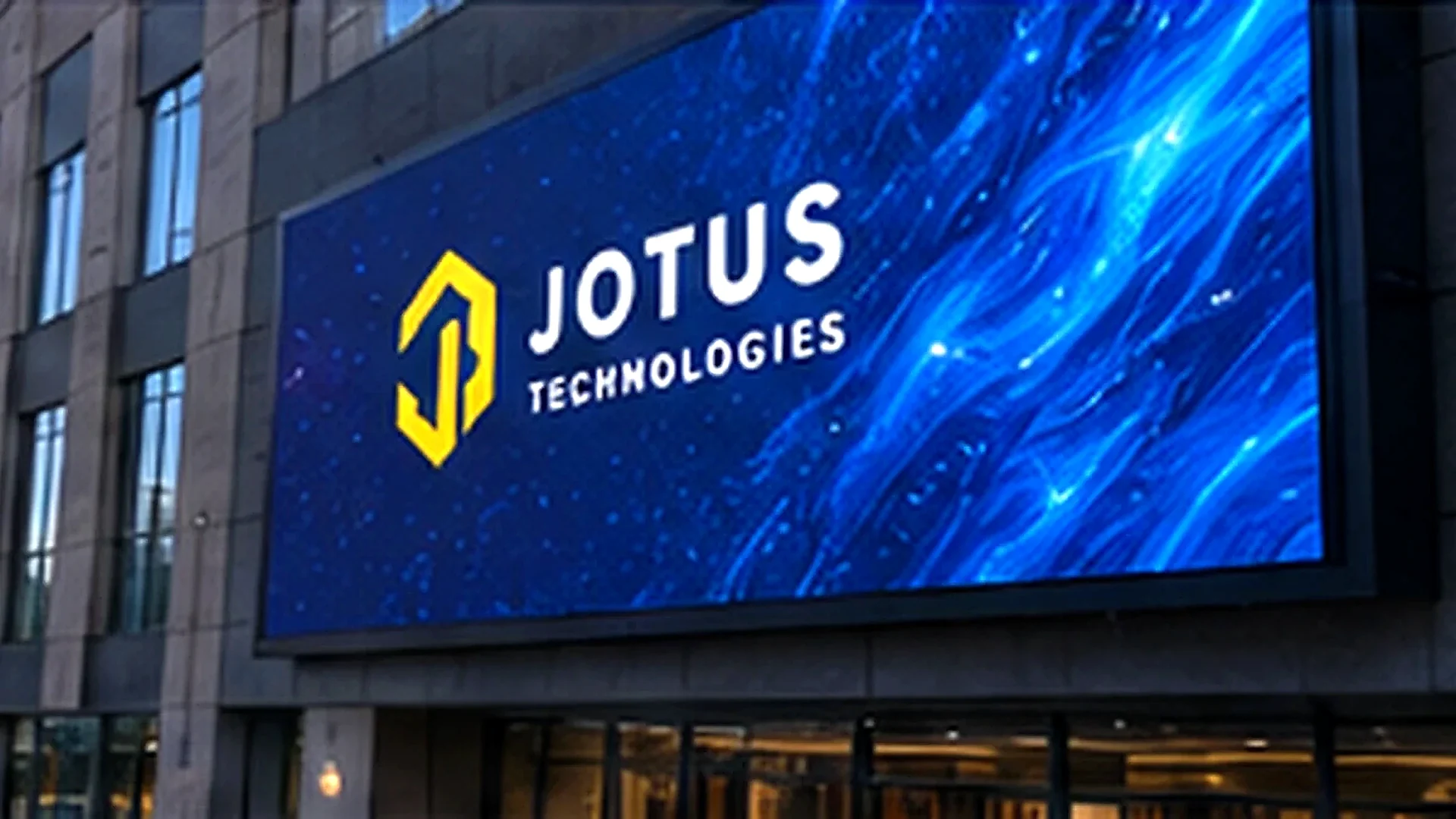 Example LED screen event setup